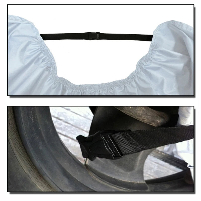 Wasserdichte Motorradabdeckung mit UV Schutz in verschiedenen Größen