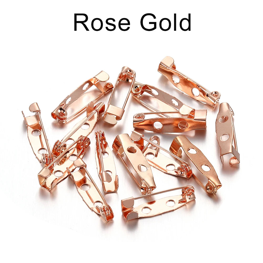 50er Set Brosche Clip Basis Pins in 15-40mm – DIY Schmuckzubehör-Yabubest - Home & More