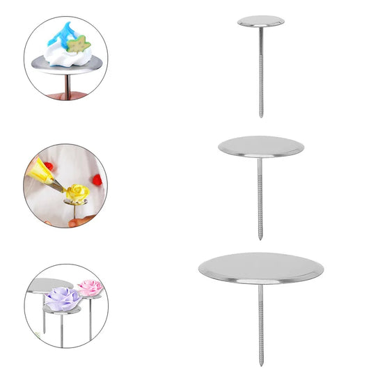 Edelstahl Nagelspitzen Set für Kuchen, Schokolade und Gebäckdeko