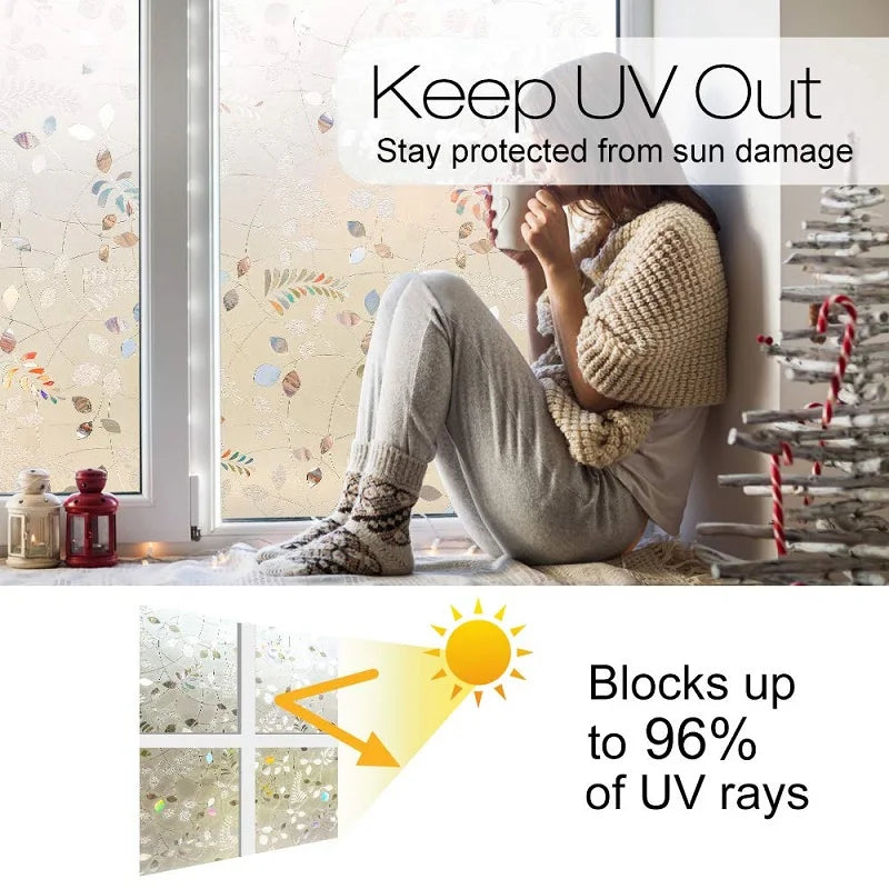 Statische Fensterfolie für mehr Privatsphäre und UV Schutz