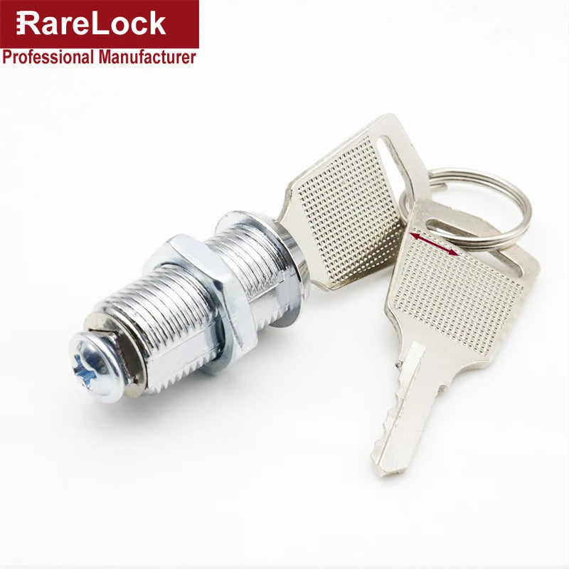 Mini Nockenschloss mit 2 Schlüsseln und 12 mm Durchmesser