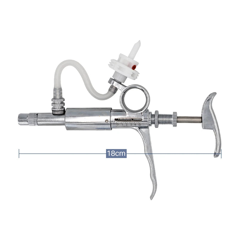 Automatische veterinärmedizinische Spritze mit Doppel-Flasche