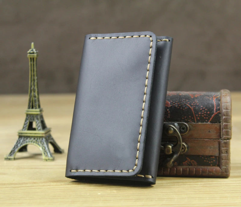 Handgemachtes echtes Leder Schlüsseletui für Herren und Damen