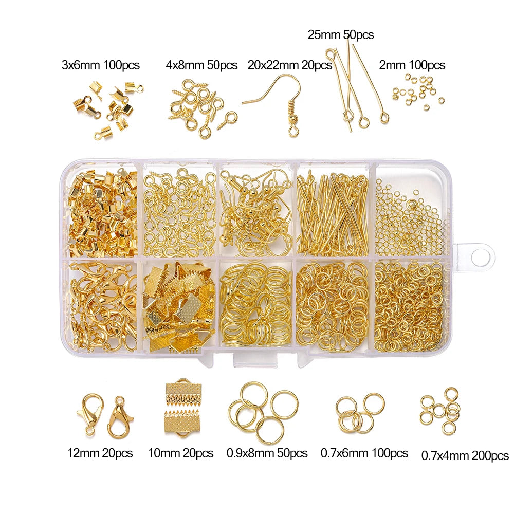 Legierung Zubehör Set Reparatur Werkzeuge Karabinerverschluss Biegeringe-Yabubest - Home & More