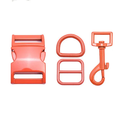 Vielseitiges Metall Beschlag Set für DIY Haustierhalsbänder & Taschen