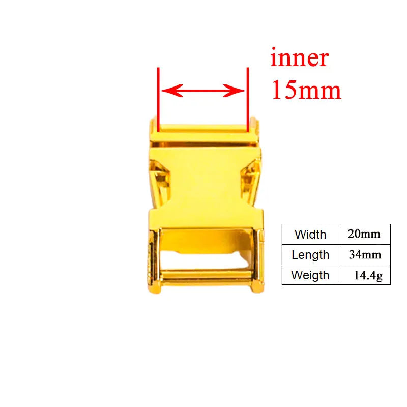 Robuste Metall Schnellverschluss Schnallen für DIY und Haustiere