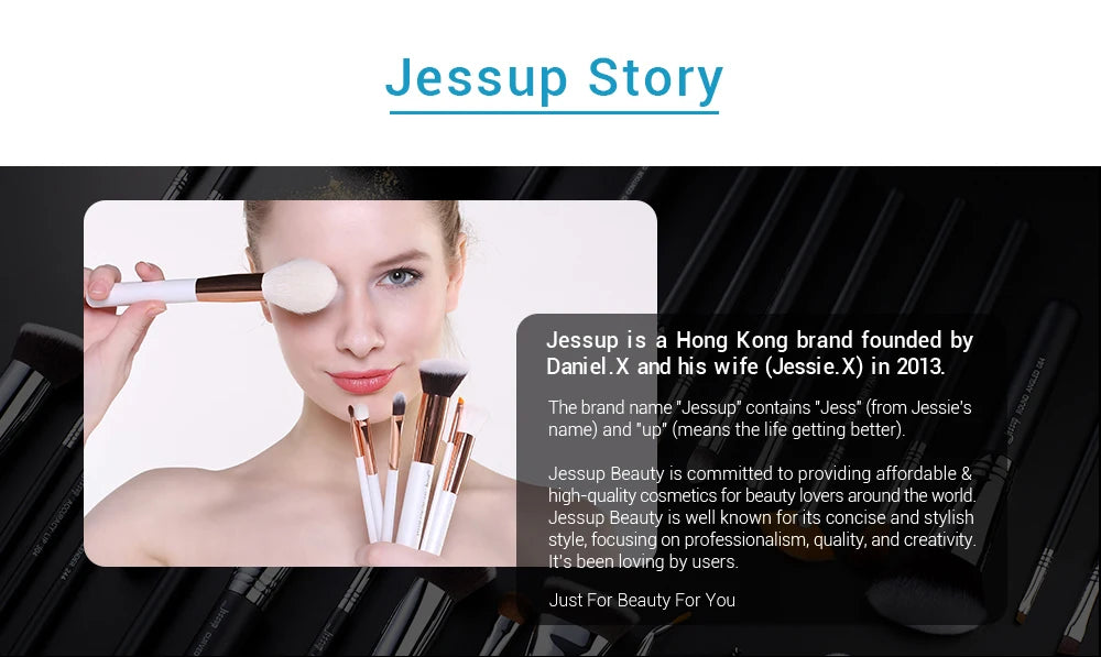 15-teiliges Bambus Make-up Pinsel Set für präzises Augen-Make-up