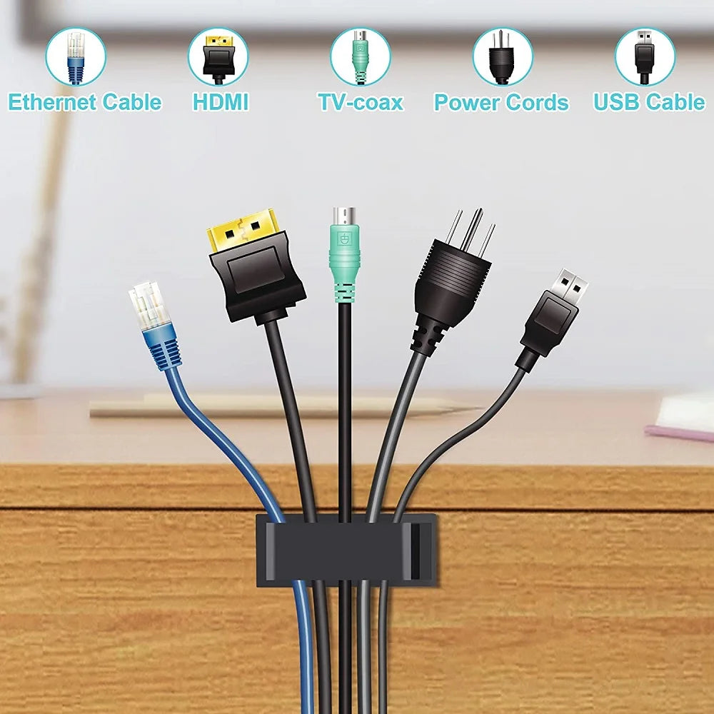 Kabel Organizer Clip für Desktop USB PC Maus Kopfhörer Kabelmanagement