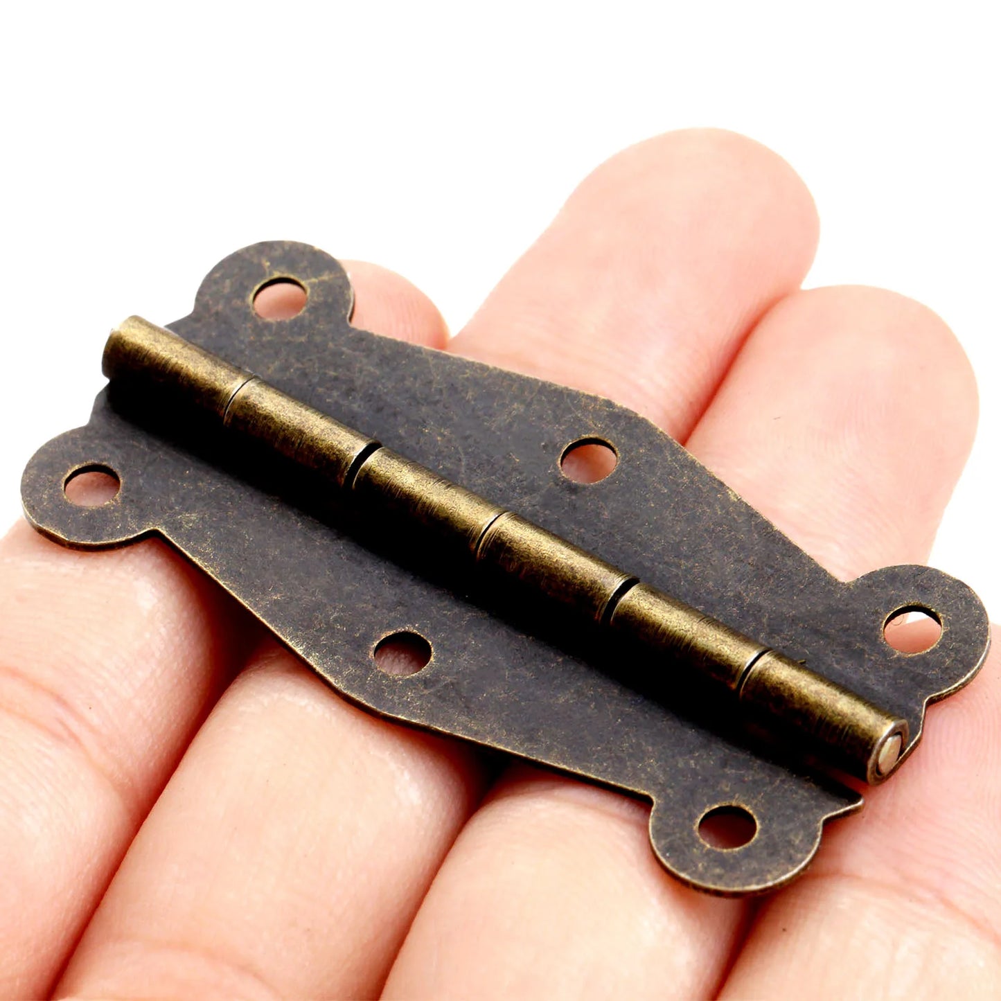 Antike Möbel-Scharniere aus Eisen 51x24mm Perfekt für Vintage-Deko