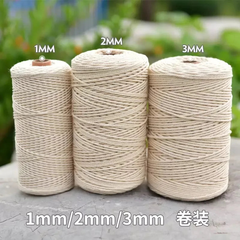 Handgemachte Makramee Baumwoll Schnur für DIY Dekoration-Yabubest - Home & More