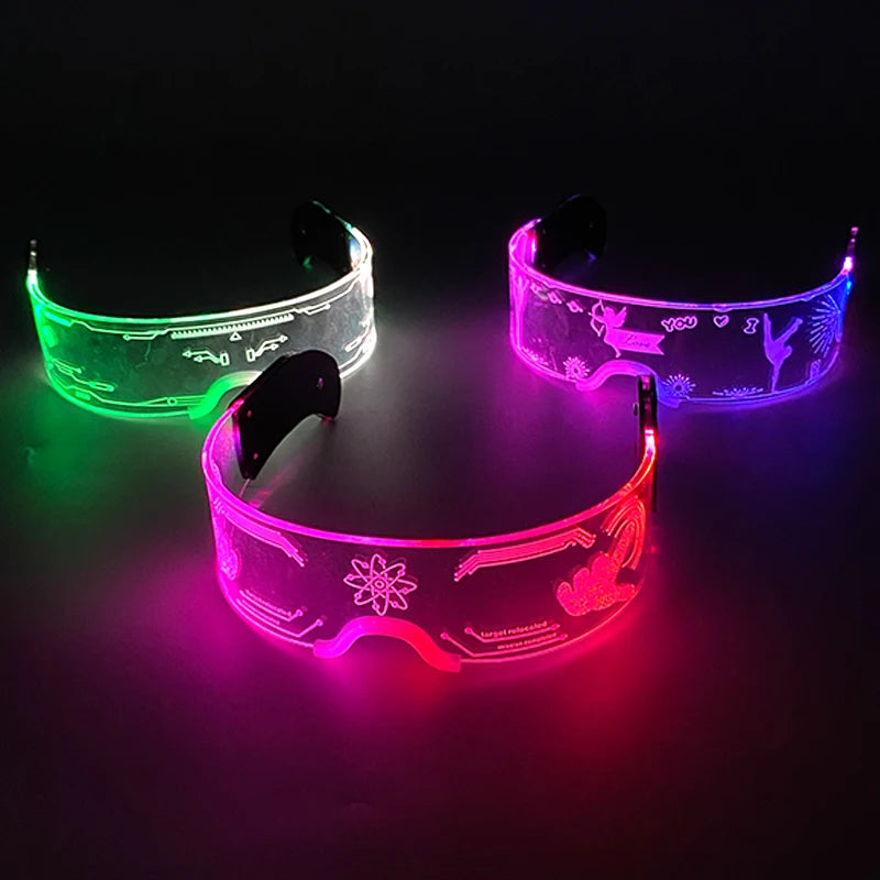 Leuchtende LED Partybrille mit Farbwechsel für unvergessliche Feste