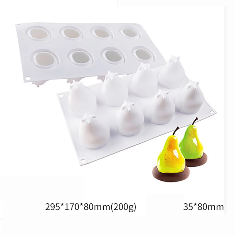 Fruchtige Silikon Backform für Mousse und Desserts