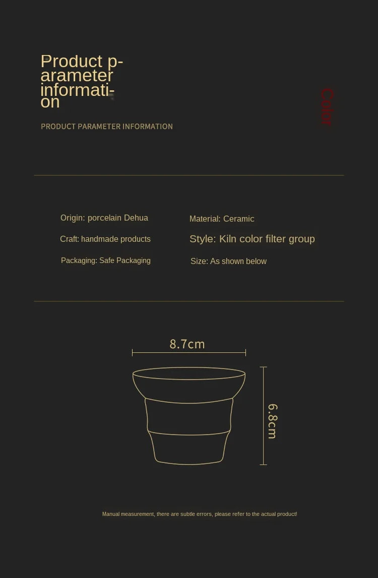 Porzellan Teesieb für feine Teeblätter