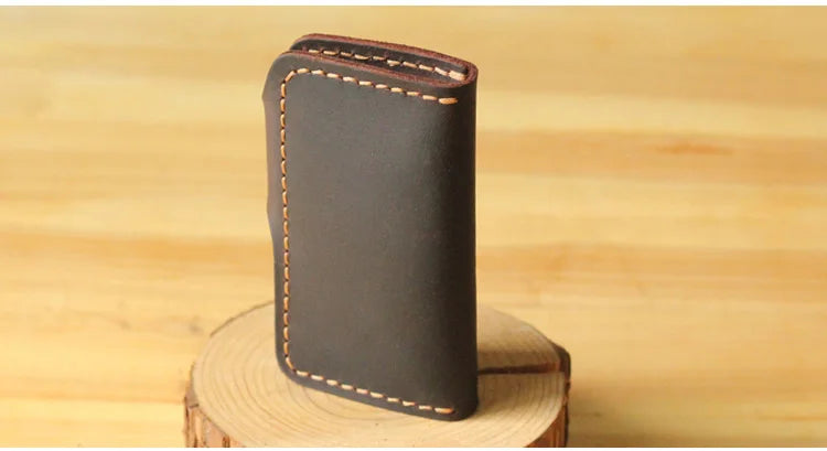 Handgemachtes echtes Leder Schlüsseletui für Herren und Damen