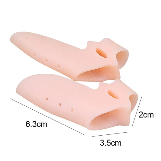 2 Stück Silikon Zehenspreizer und Hallux Valgus Korrektor für Fußpflege - Yabubest - Home & More