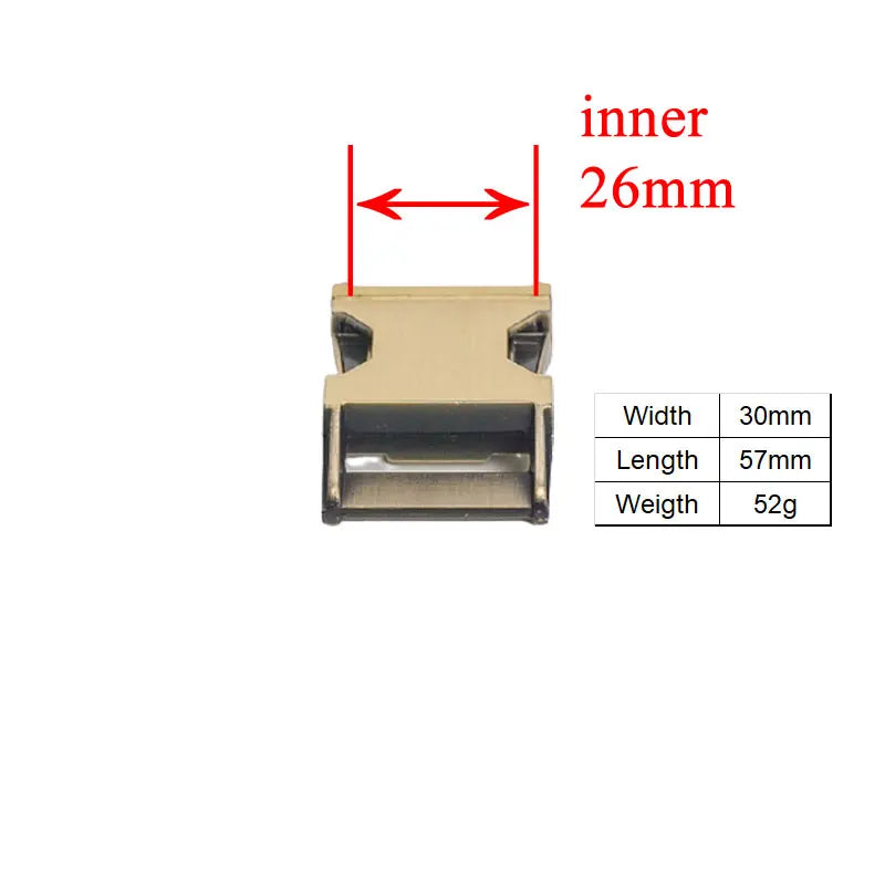 Robuste Metall Schnellverschluss Schnallen für DIY und Haustiere