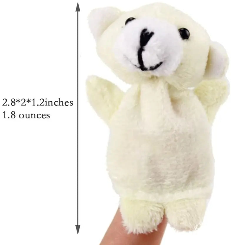 10-teiliges Tiere Fingerpuppen Set für Babys und Kinder