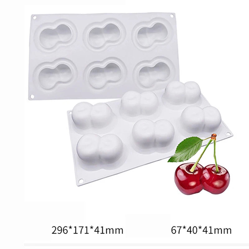 Fruchtige Silikon Backform für Mousse und Desserts