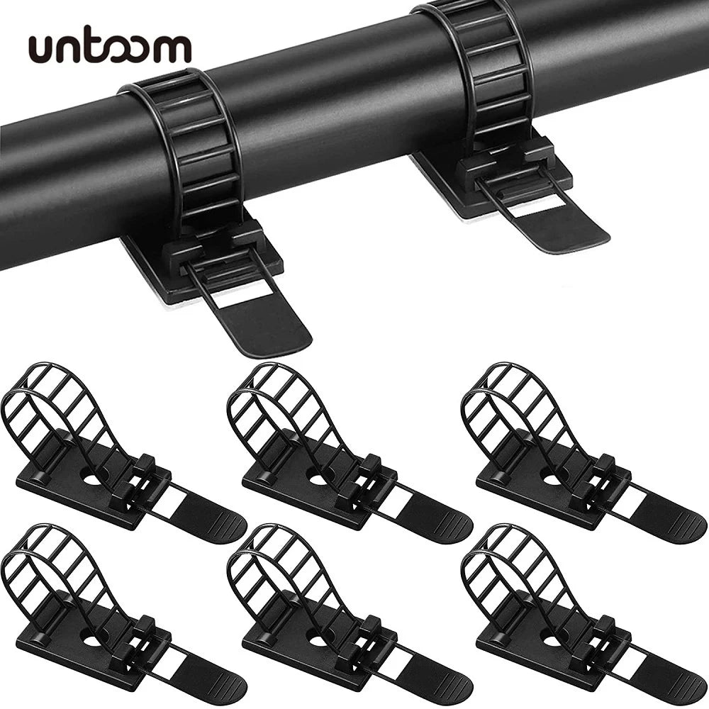 Selbstklebende Kabelbinder Kabelmanagement Clips verstellbarer Kabelhalter