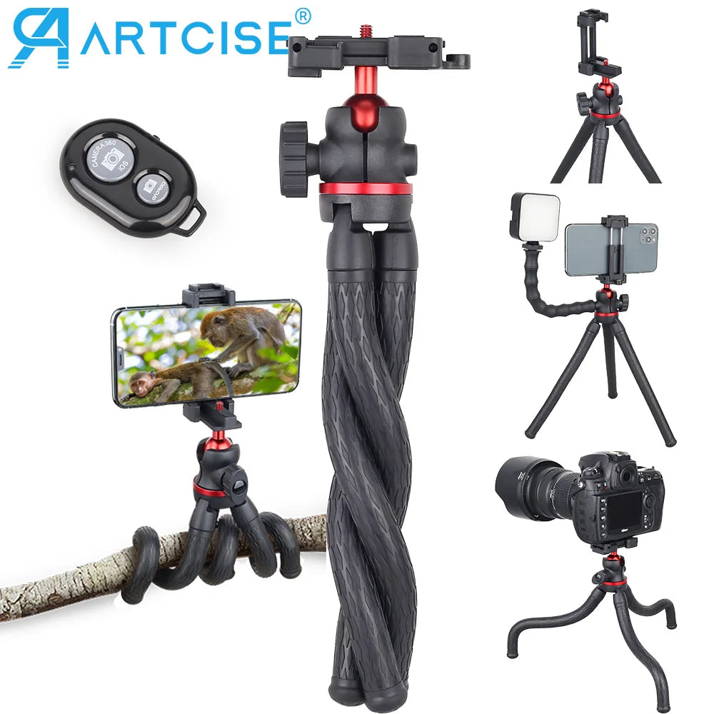 Flexibles Mini Stativ für Smartphone Kamera Action Cam – Octopus Halter