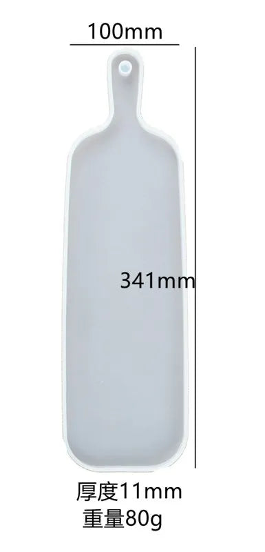 Große rechteckige Silikonform Teeteller Untersetzer Epoxidharz DIY Form