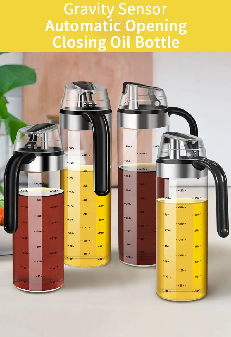 Kochen Gewürz Flasche Spender Sauce Flasche Glas Lagerung Flaschen Für Gewürz Glas Öl Spray Essig Kreative Küche Werkzeuge-Yabubest - Home & More