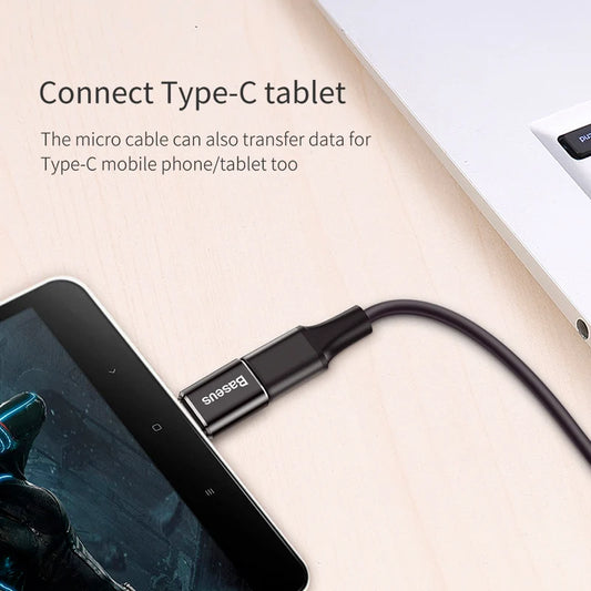 USB C auf Micro USB OTG Adapter für Schnellladen - Datenübertragung
