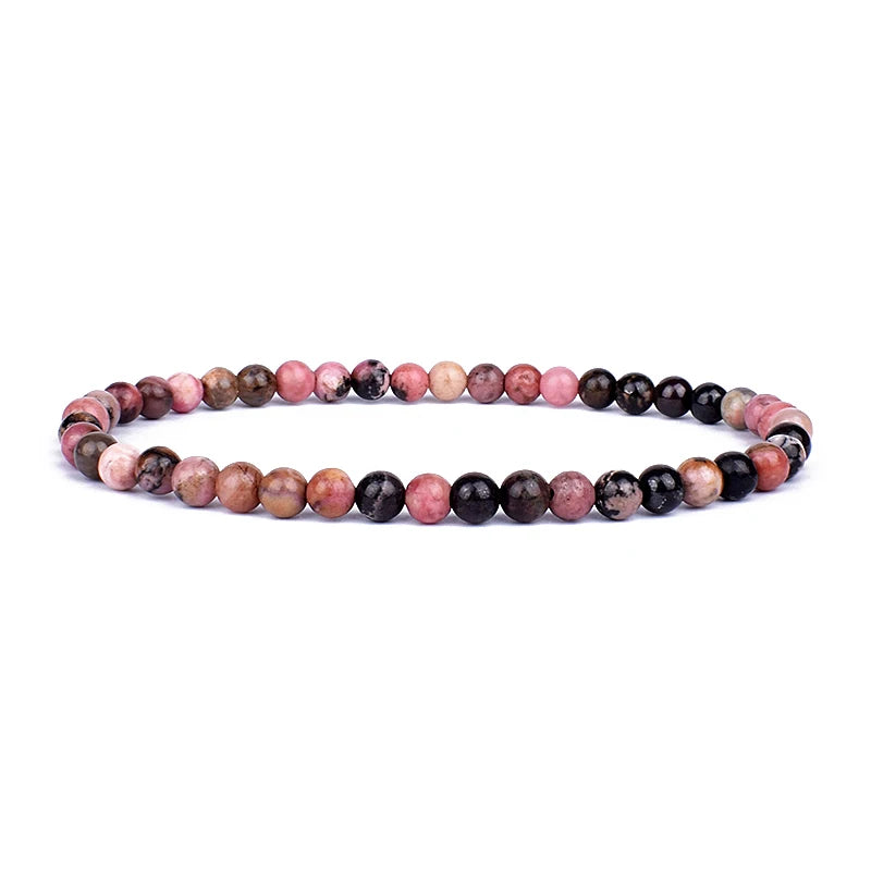 Naturstein Perlen Armband für Energie und Wohlbefinden Unisex