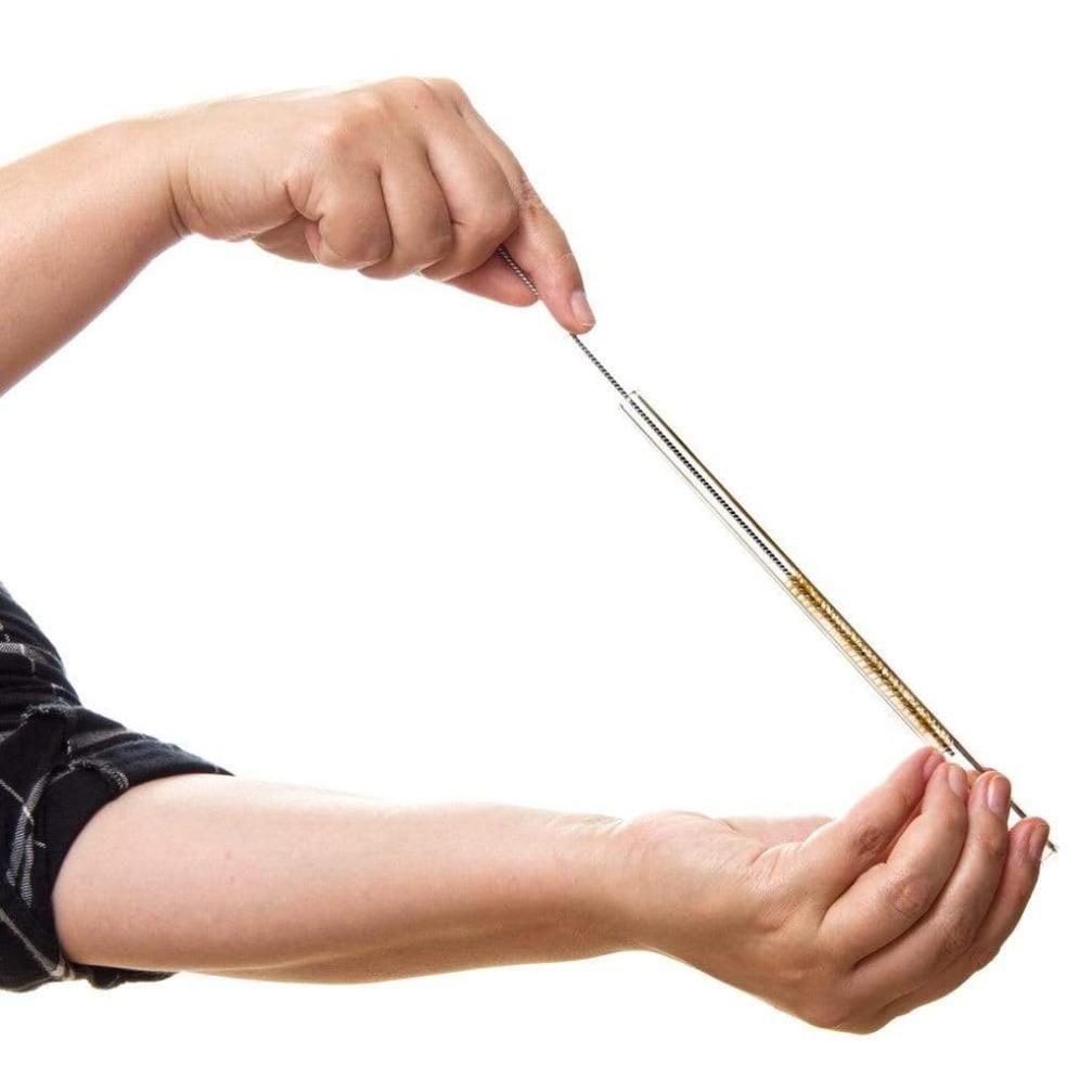 Halloween Glasstrohhalme Spooky Vibes in Halloween Farben - 20cm