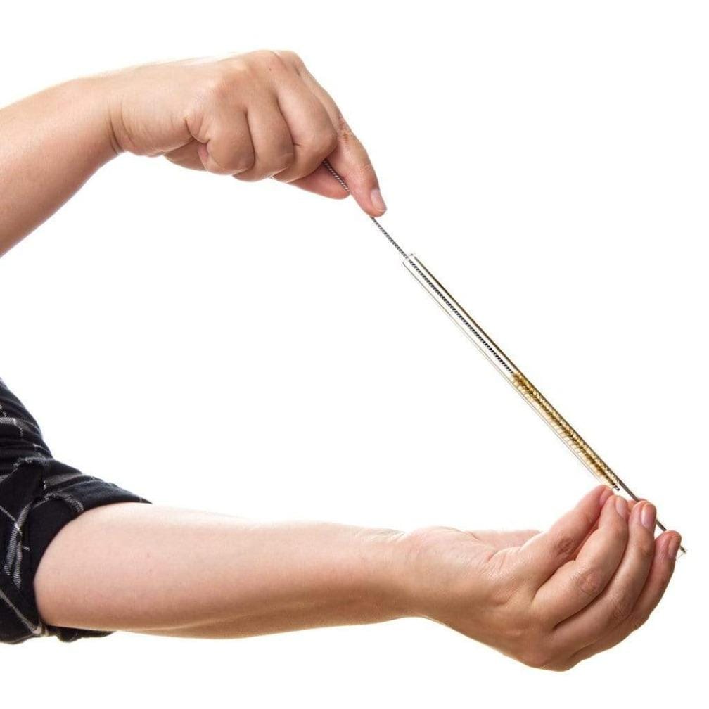 Sea Life Edition 6x Glasstrohhalme mit gravierten Motiven - 15cm, 20cm, 23cm