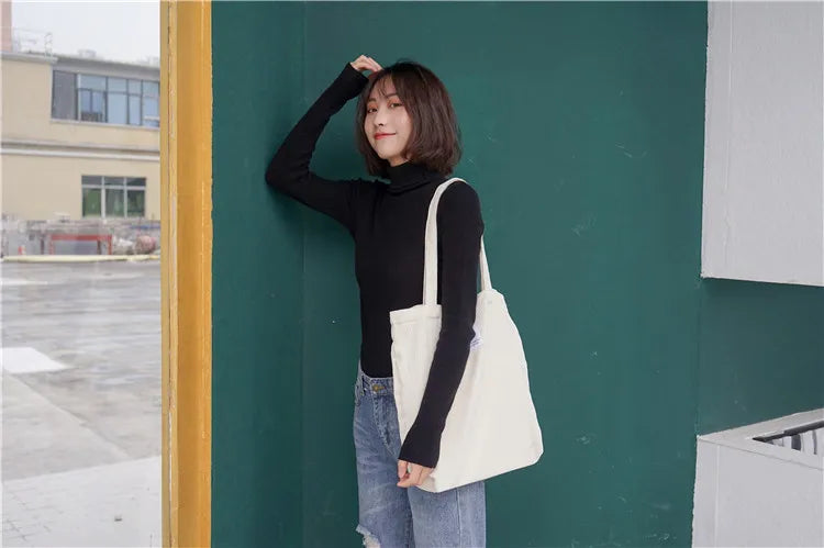 Frauen Cord Tote Handtasche Schulter Einkaufstasche Casual-Yabubest - Home & More