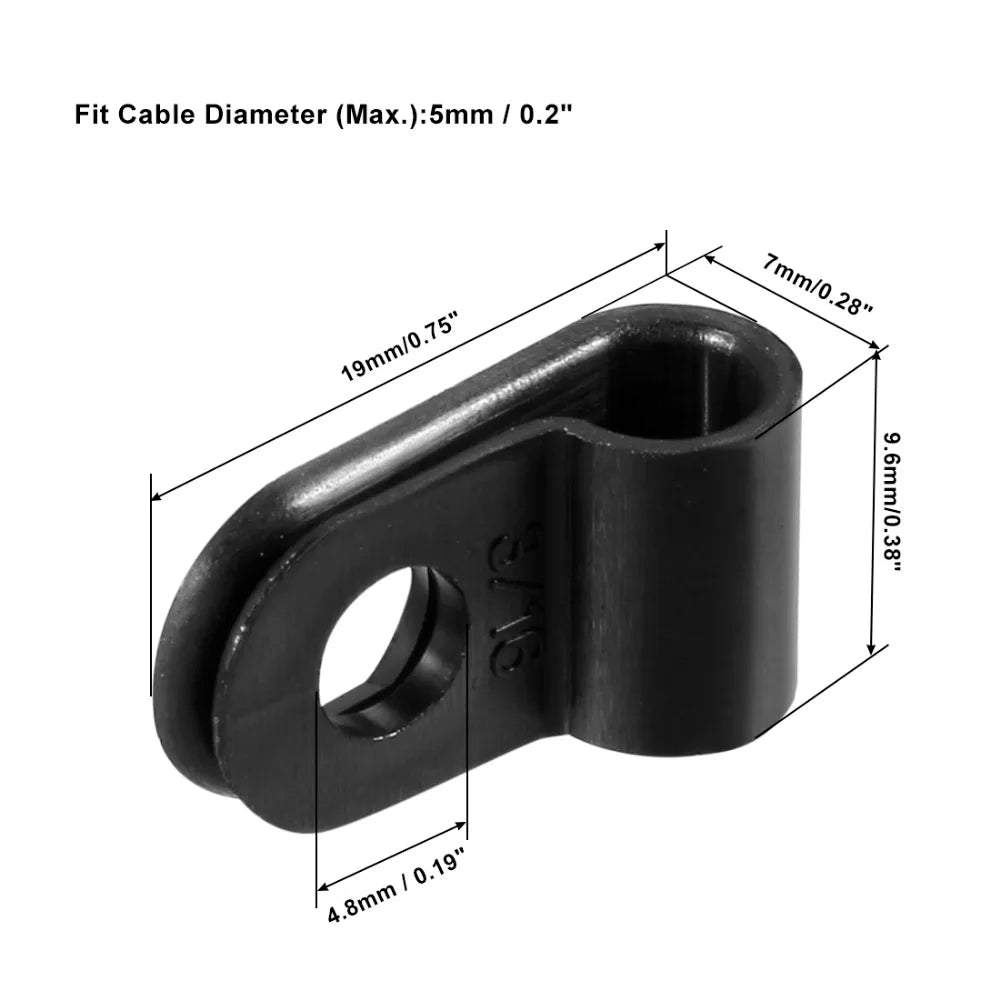 200 teiliges Kabelclip Set für effektives Kabelmanagement