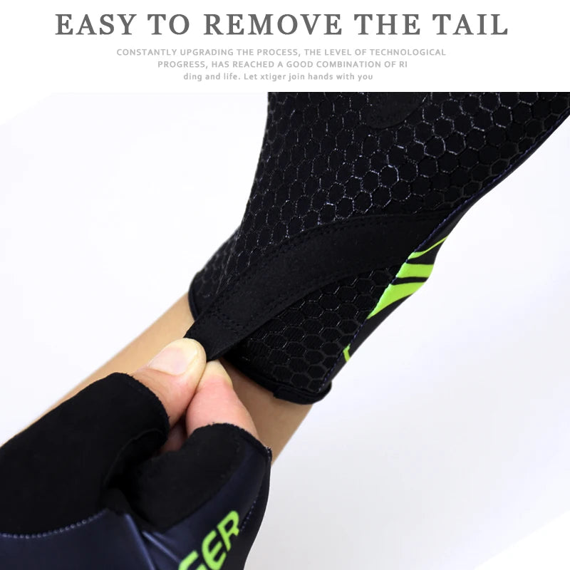 Sommer Fahrrad Handschuhe Atmungsaktiv Winddicht Waschbar MTB Half Finger