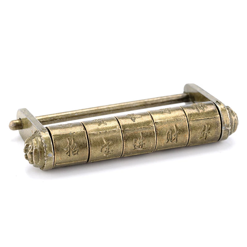 Antik Bronze Zahlenschloss 5-stellig für Schmuckbox Koffer Schublade – Größe wählbar