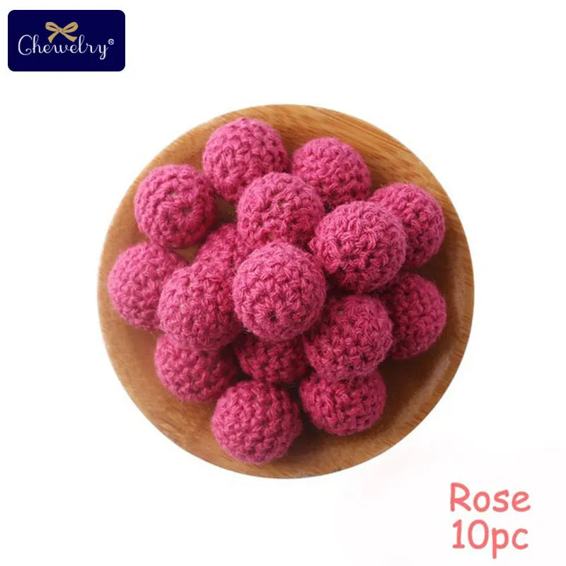 Natürlich sichere 16mm Holzperlen für Baby Beißringe und Schmuck