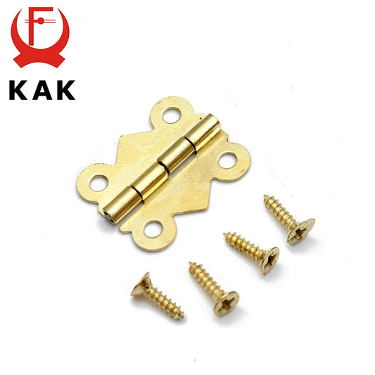 10x Mini Schmetterlingsscharniere 20x17 mm für Schmuck- - Mini-Möbel