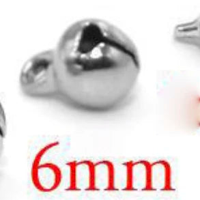 Edelstahl Jingle Bells Anhänger für Weihnachtsdekoration und Party