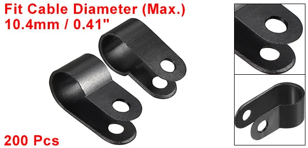 200 teiliges Kabelclip Set für effektives Kabelmanagement
