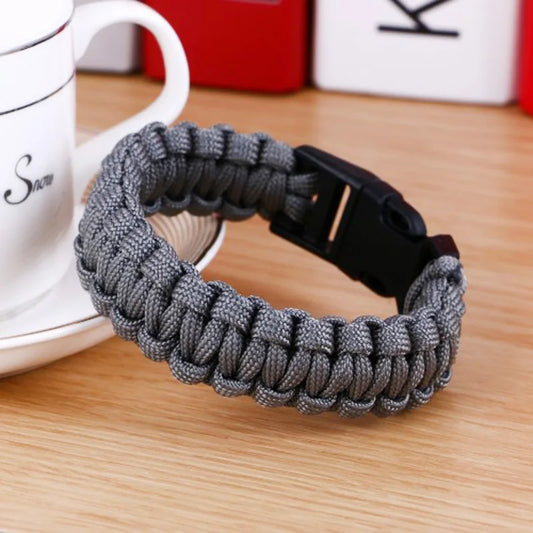 Outdoor Paracord Armband Camping Survival Geflochten Wandern Unisex