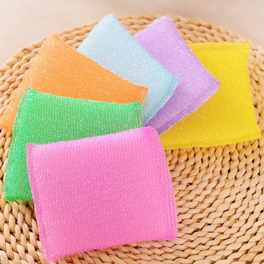 Effektive Fettentfernung: 4-teiliges umweltfreundliches Antihaft-Scheuer Pad Set