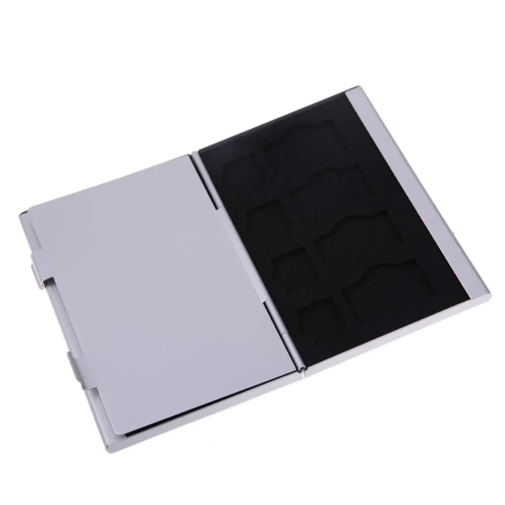Aluminium SIM - Micro-SIM Karten Aufbewahrungsbox mit Schutzfächern