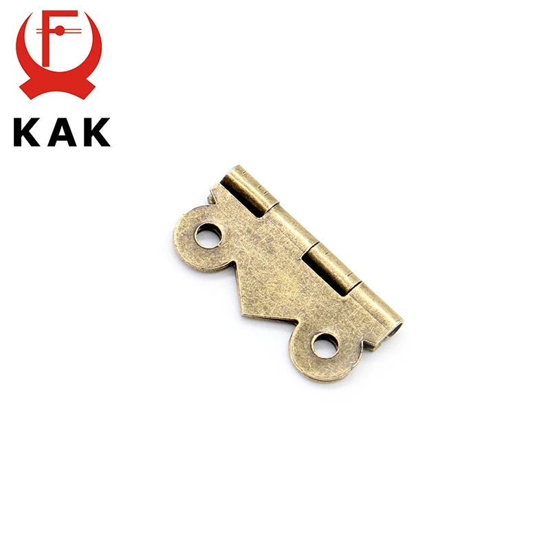 10x Mini Schmetterlingsscharniere 20x17 mm für Schmuck- - Mini-Möbel