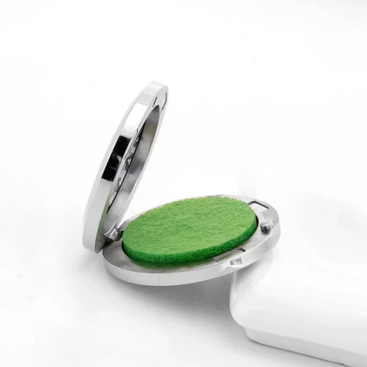 Elegante Aromatherapie Halskette mit Edelstahl Anhänger