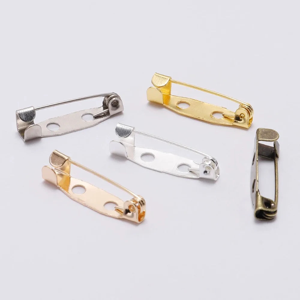 50er Set Brosche Clip Basis Pins in 15-40mm – DIY Schmuckzubehör-Yabubest - Home & More