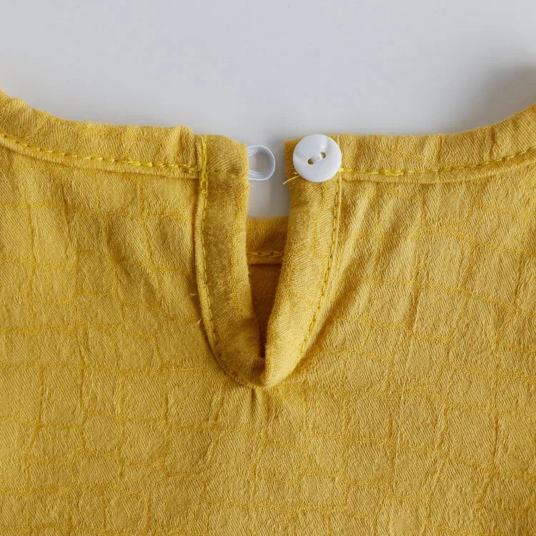 Leichte Baumwoll-Bluse für Mädchen mit Flügelärmeln & floralem Sommerlook 12m-4J