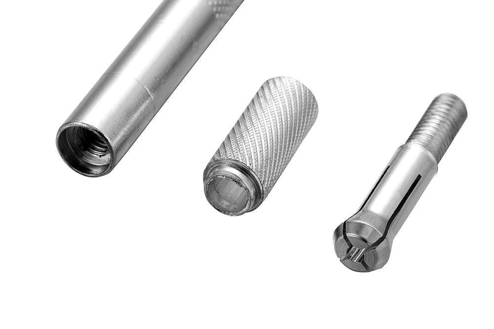 Metall Bastelmesser mit rutschfestem Griff und extra Klingen Set