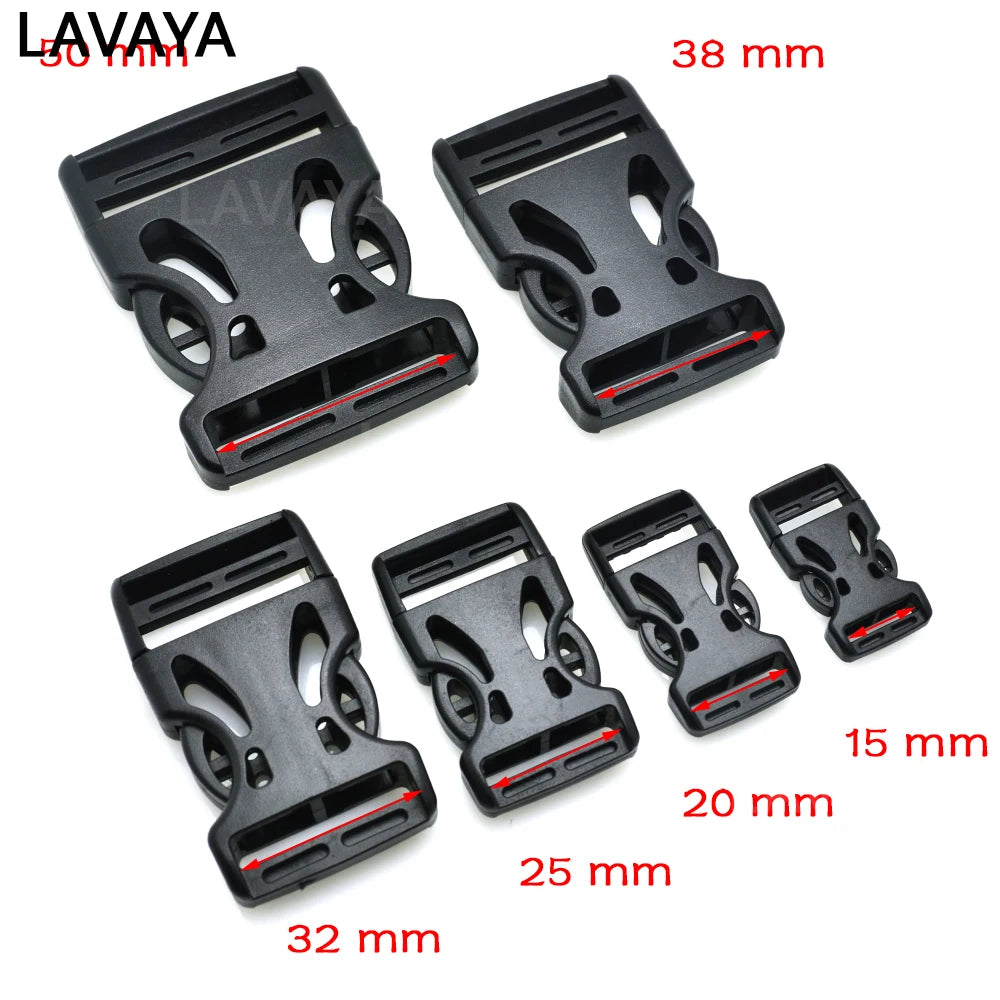 2 Stück Gurtband mit abnehmbarer Schnalle 15-50 mm für Sporttaschen Zubehör