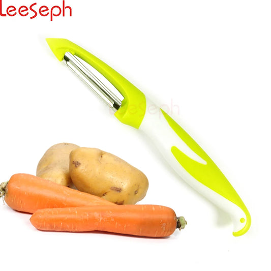 Ergonomischer Edelstahl-Schäler mit scharfer Klinge - Kartoffelöse – mühelos Schälen