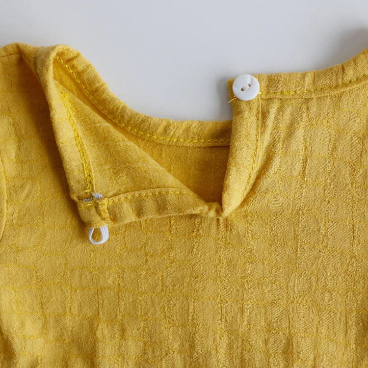 Leichte Baumwoll-Bluse für Mädchen mit Flügelärmeln & floralem Sommerlook 12m-4J