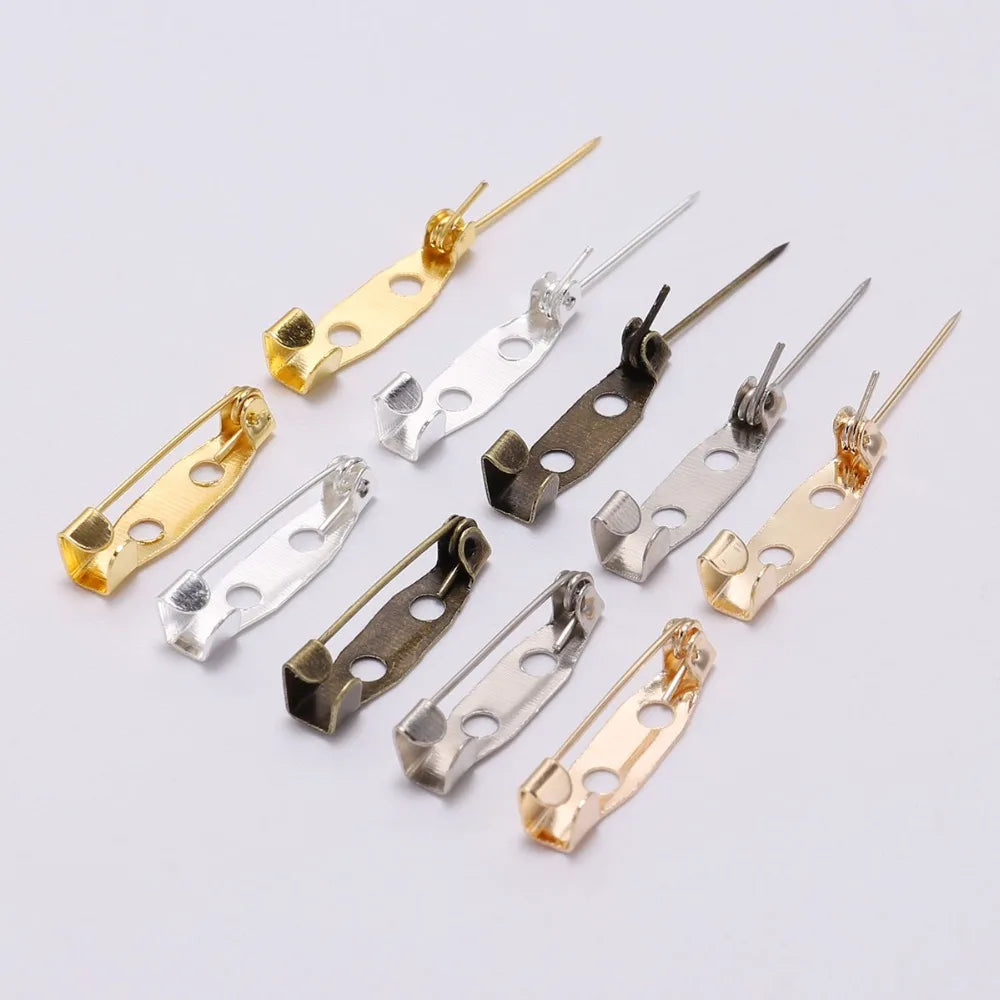 50er Set Brosche Clip Basis Pins in 15-40mm – DIY Schmuckzubehör-Yabubest - Home & More